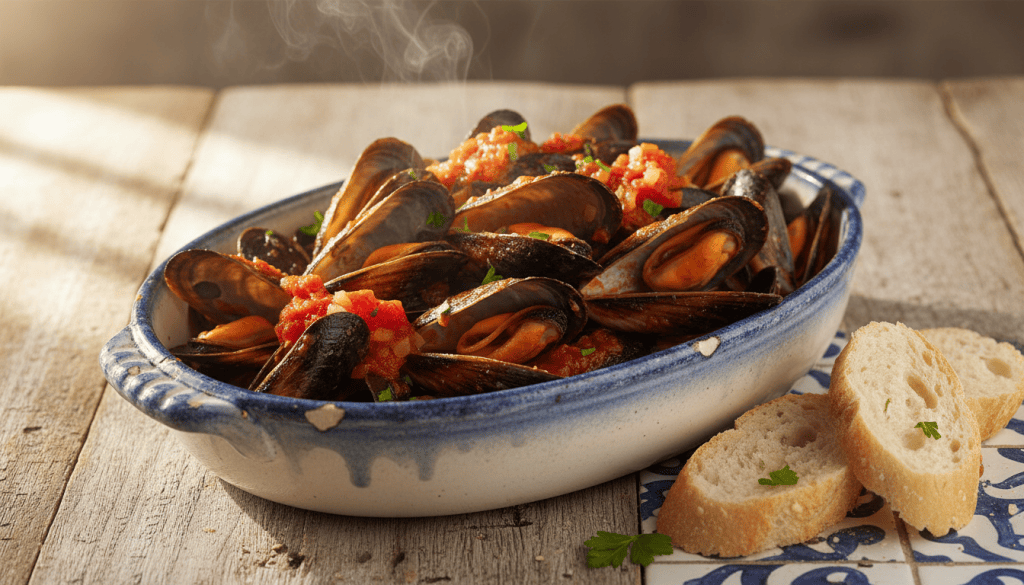 Mejillones a la marinera: receta casera fácil y deliciosa