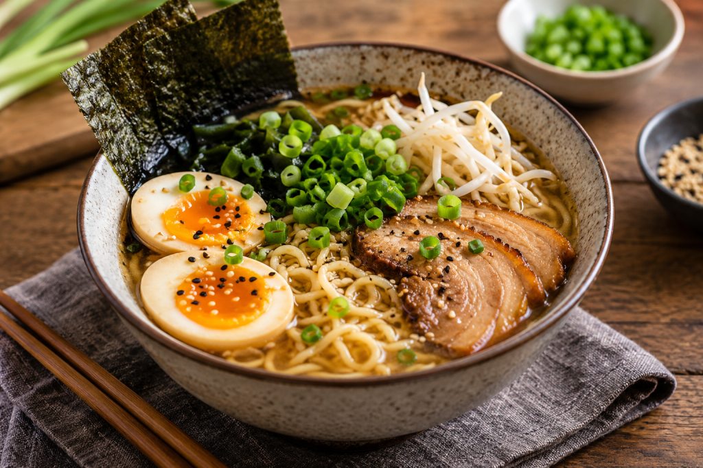 Ramen casero fácil: caldo sabroso, fideos y huevo cremoso