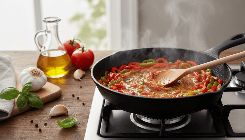 El truco del sofrito base: cocina una vez y prepara cinco platos&nbsp;diferentes