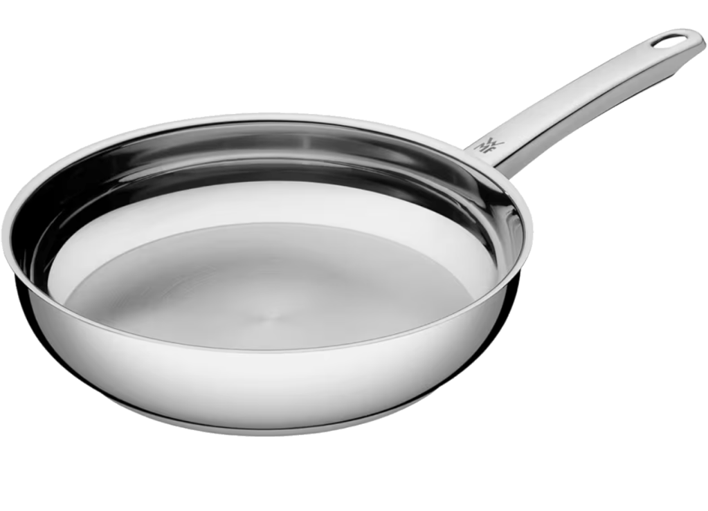 WMF Favorit de 20 cm: sartén de acero inoxidable sin revestimiento